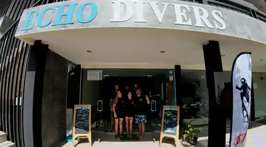 echo divers koh tao dive centre front entrance contact kohtao thailand