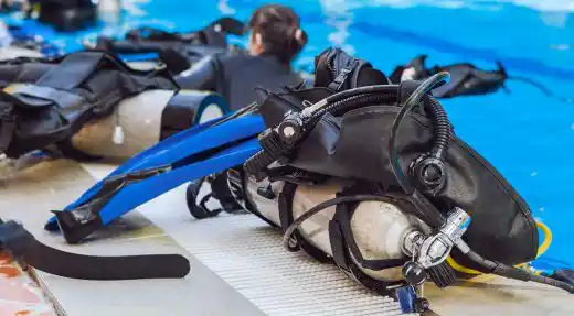 echo divers koh tao ssi scuba refresher equipment setup pool session kohtao thailand