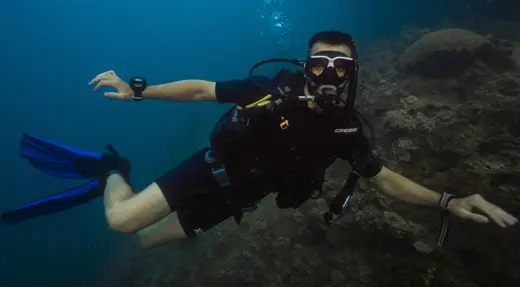 open water diver course underwater training echo divers koh tao kohtao thailand